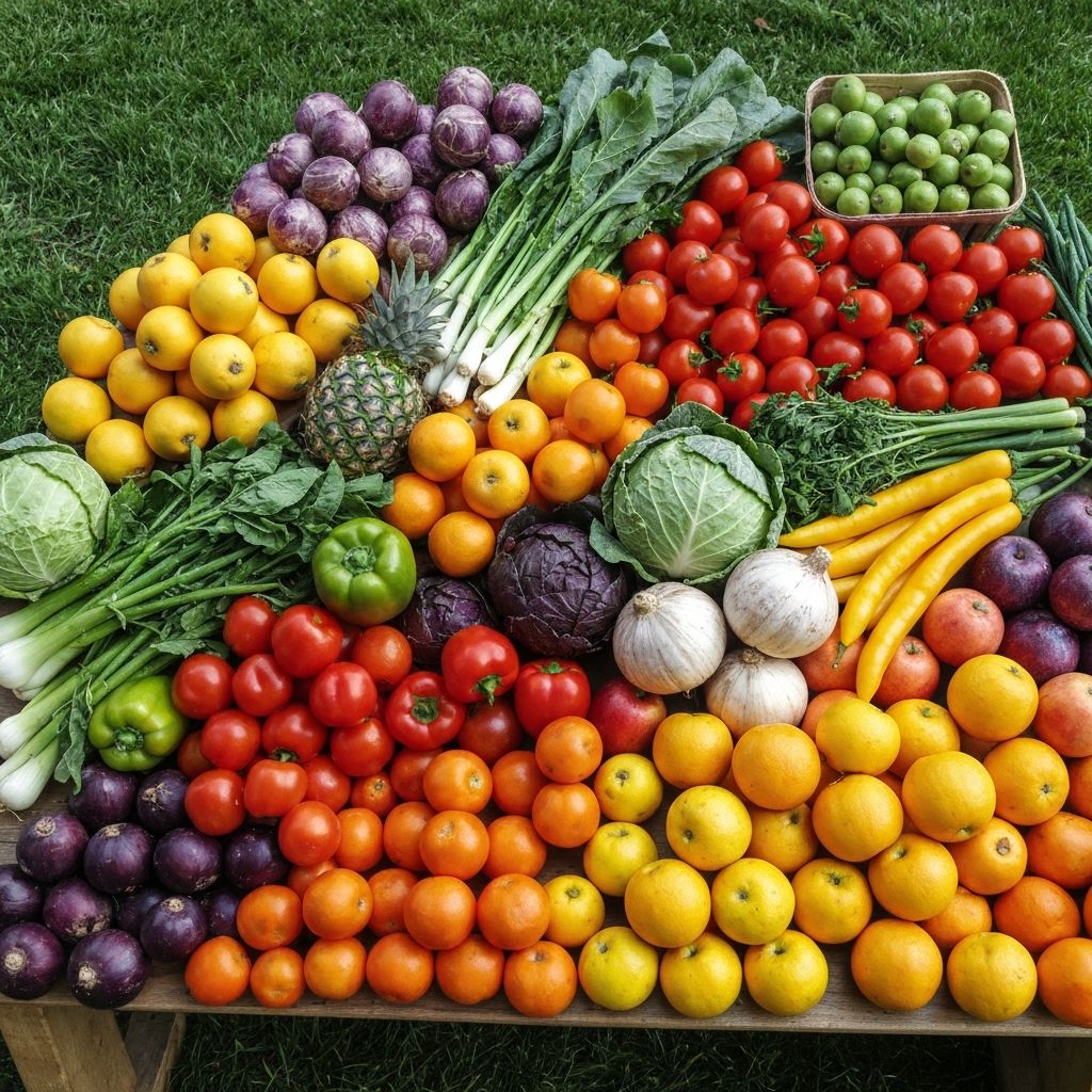 Сезонни продукти на пазара